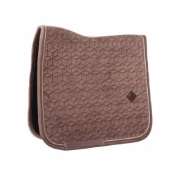 Kentucky Horsewear - Tapis de dressage Velvet Parme Marron