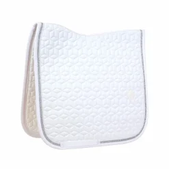 Kentucky Horsewear - Tapis de dressage Glitter Rope Blanc Outlet