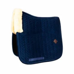 Kentucky Horsewear - Tapis de dressage Skin Friendly Velvet Marine Hot