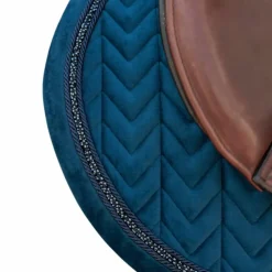Clearance Kentucky Horsewear - Tapis de selle Velvet Mini Pearls Marine