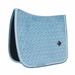 Online Kentucky Horsewear - Tapis de dressage Velvet ciel Bleu