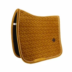 Best Kentucky Horsewear - Tapis de dressage Velvet Moutarde Jaune
