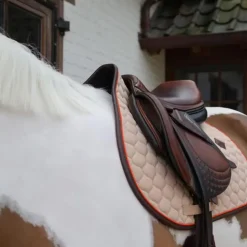 Kentucky Horsewear - Tapis de selle Onion Quilt Leather Neon Beige Best