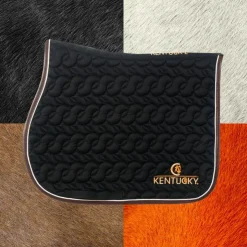 Kentucky Horsewear - Tapis de selle avec logo Noir Hot