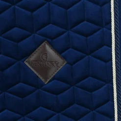 Hot Kentucky Horsewear - Tapis de selle Basic Velvet jumping Marine