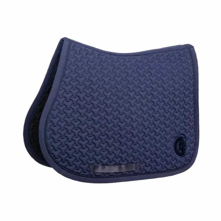 Kentucky Horsewear - Tapis de selle 3D logo Marine Clearance