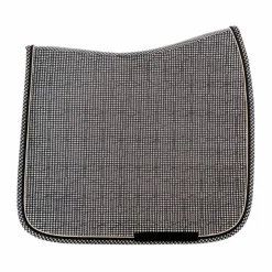 Outlet Kentucky Horsewear - Tapis de dressage Pied de Poule Noir