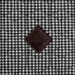 Outlet Kentucky Horsewear - Tapis de dressage Pied de Poule Noir