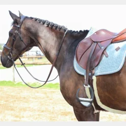 New Kentucky Horsewear - Tapis de selle Laine bleu clair BleuVarianteCheval/ Poney D / Bleu - 79,99€