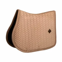 Best Kentucky Horsewear - Tapis de selle Velvet Mini Pearls Beige