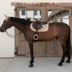 Best Kentucky Horsewear - Tapis de selle Velvet Mini Pearls Beige