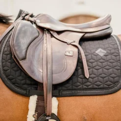 Discount Kentucky Horsewear - Tapis de selle Glitter Rope Noir