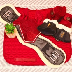 Outlet Kentucky Horsewear - Tapis de dressage Basic Bordeaux
