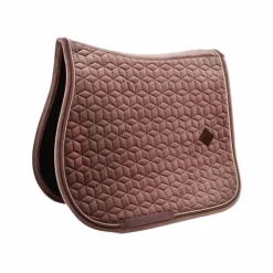 Kentucky Horsewear - Tapis de selle Velvet Jumping Parme Beige Discount