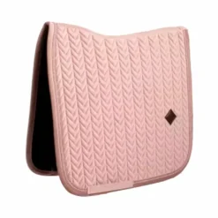 Kentucky Horsewear - Tapis de dressage Velvet Mini Pearls vieux Rose Outlet