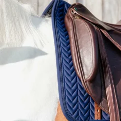 Hot Kentucky Horsewear - Tapis de dressage fishbone Marine