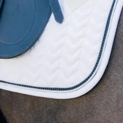 Kentucky Horsewear - Tapis de dressage Metal Chain Blanc Outlet