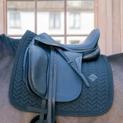 Clearance Kentucky Horsewear - Tapis de dressage Metal Chain Noir