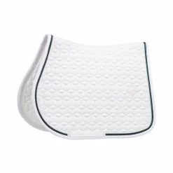 Kentucky Horsewear - Tapis de selle Glitter Rope et noir Blanc Sale