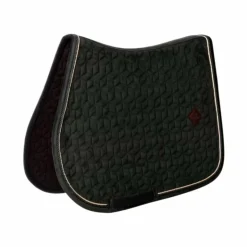 Outlet Kentucky Horsewear - Tapis de selle Velvet pine green Vert