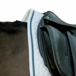Kentucky Horsewear - Tapis de dressage Glitter Rope et marine Blanc