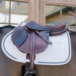 Kentucky Horsewear - Tapis de selle Metal Chain Blanc Clearance