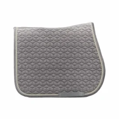 Kentucky Horsewear - Tapis de selle Basic Velvet jumping Gris Hot