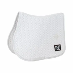 Discount Kentucky Horsewear - Tapis de selle Fishbone Compétition 2 numéros Blanc