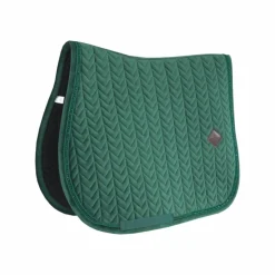 Sale Kentucky Horsewear - Tapis de selle Velvet Pearls sapin Vert