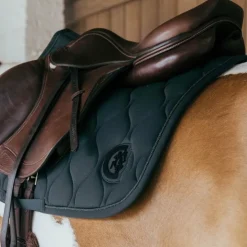 Kentucky Horsewear - Tapis de selle Wave jumping 3D logo Vert New