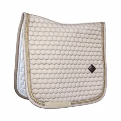 Kentucky Horsewear - Tapis de dressage Glitter Band Beige Hot