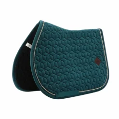 Kentucky Horsewear - Tapis de selle Velvet Jumping Emeraude pour minis Bleu Sale