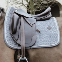 Outlet Kentucky Horsewear - Tapis de dressage Basic Velvet Gris