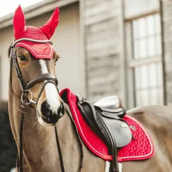 Kentucky Horsewear - Tapis de selle Velvet jumping Rouge
