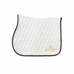 Kentucky Horsewear - Tapis de selle avec logo Blanc Outlet