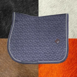 Outlet Kentucky Horsewear - Tapis de selle Velvet Jumping Violet