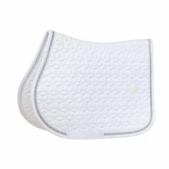 Kentucky Horsewear - Tapis de selle Glitter Rope Blanc Best