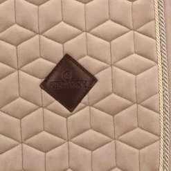 Kentucky Horsewear - Tapis de selle Basic Velvet jumping Beige Sale