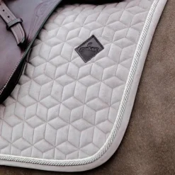 Kentucky Horsewear - Tapis de selle Basic Velvet jumping Beige Sale