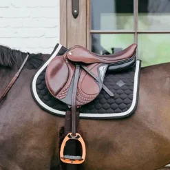 Clearance Kentucky Horsewear - Tapis de selle Plaited Cord Noir