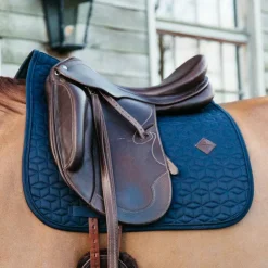 Kentucky Horsewear - Tapis de dressage basic Marine Best