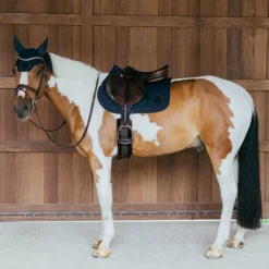 Kentucky Horsewear - Tapis de selle Wave jumping 3D logo Marine Sale