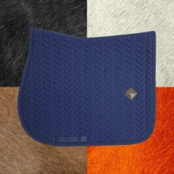 Kentucky Horsewear - Tapis de selle Fishbone Marine Sale