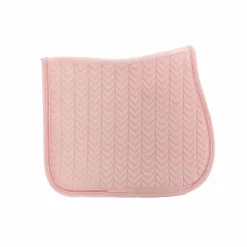 Kentucky Horsewear - Tapis de selle Velvet Pearls jumping tendre Rose Best