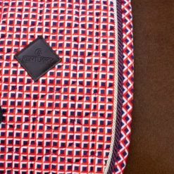 Kentucky Horsewear - Tapis de dressage Velvet Printing check Rouge Online