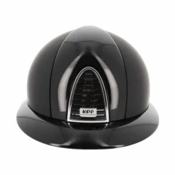 KEP - Casque d'équitation Cromo 2.0 Textile/ Polish visière polo Noir Outlet