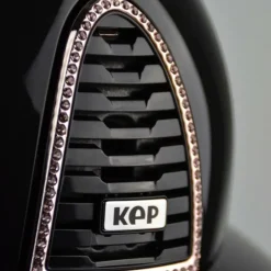 KEP - Casque d'équitation Cromo 2.0 édition limitée Shine Padova black Swarovski visière polo Noir New