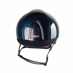 Clearance KEP - Casque d'équitation Cromo 2.0 Shine blue visière standard Marine