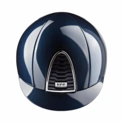 KEP - Casque d'équitation Cromo 2.0 New Shine blue visière standard Bleu Outlet