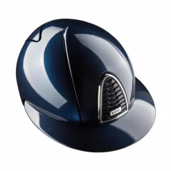 Online KEP - Casque d'équitation Cromo 2.0 New Shine blue visière polo Bleu